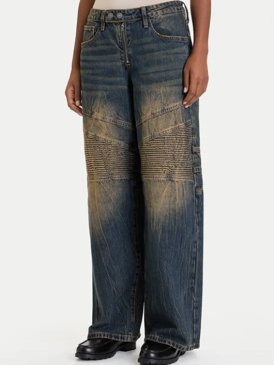 Guess Jeansy W5BA2J D4XYG Granatowy Regular Fit