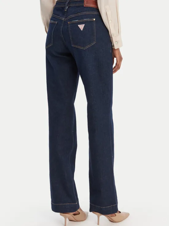 Guess Jeansy W6RA3F D6881 Granatowy Regular Fit