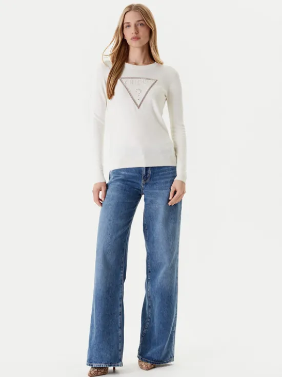 Guess Jeansy W5YA96 D5QKB Granatowy Regular Fit