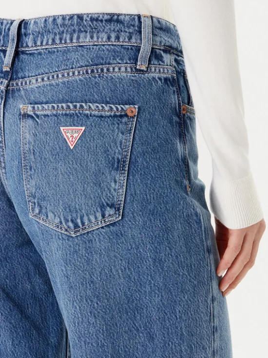 Guess Jeansy W5YA96 D5QKB Granatowy Regular Fit