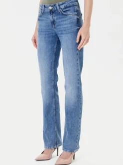 Guess Jeansy W5YA0R D5QP2 Niebieski Regular Fit