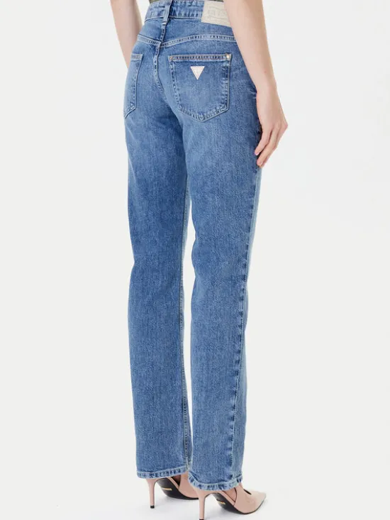 Guess Jeansy W5YA0R D5QP2 Niebieski Regular Fit