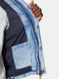 Guess Kamizelka M5BN81 D6181 Niebieski Regular Fit