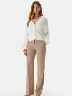 Guess Kardigan W5BR0D Z3BH0 Écru Relaxed Fit