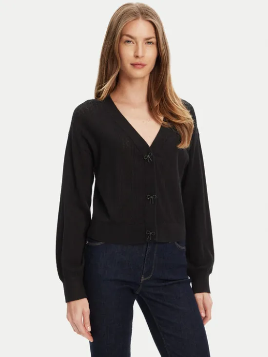 Guess Kardigan W5YR01 Z2ZK2 Czarny Regular Fit