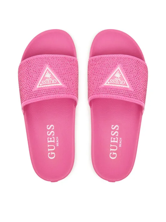 Guess Klapki E6GZ16 BB00F Różowy