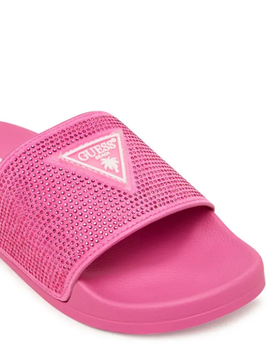 Guess Klapki E6GZ16 BB00F Różowy