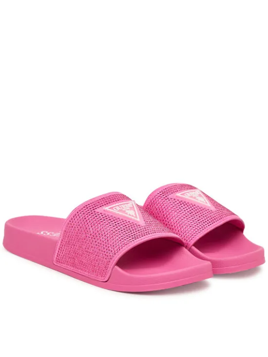 Guess Klapki E6GZ16 BB00F Różowy