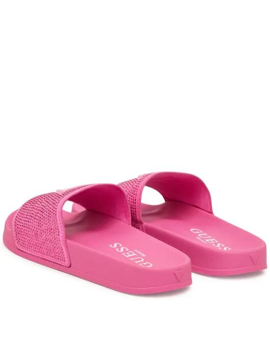 Guess Klapki E6GZ16 BB00F Różowy