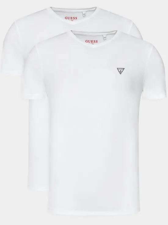 Guess Komplet t-shirtów Caleb U97G03 KCD31 Biały Regular Fit