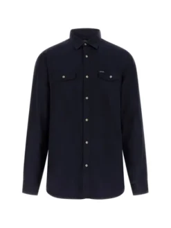 Guess Koszula 177075 Niebieski Classic Fit