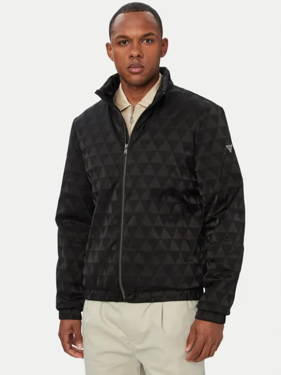 Guess Kurtka przejściowa M6YL24 W2815 Czarny Regular Fit