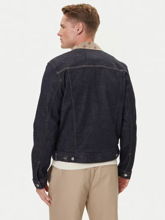 Guess Kurtka przejściowa 177333 Niebieski Classic Fit