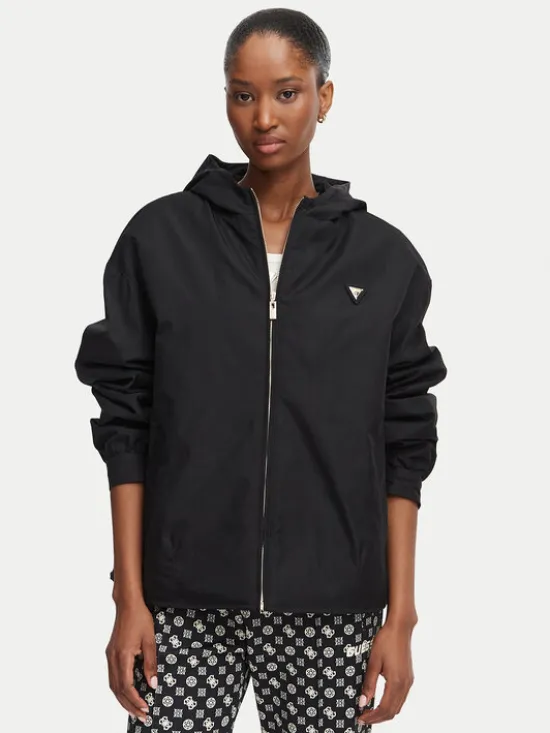Guess Kurtka przejściowa V6YL11 W2871 Czarny Regular Fit