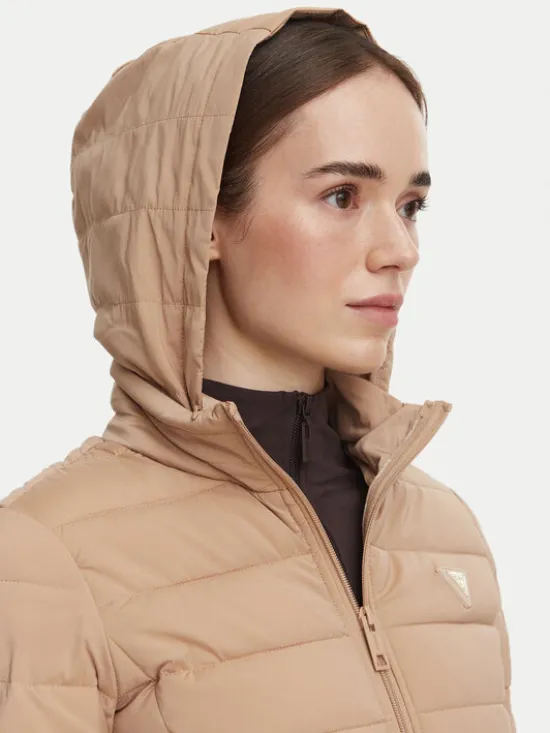 Guess Kurtka przejściowa V4YL04 WF3X0 Beżowy Regular Fit