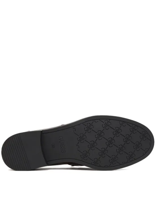 Guess Loafersy FLPBVL ELE14 Bordowy