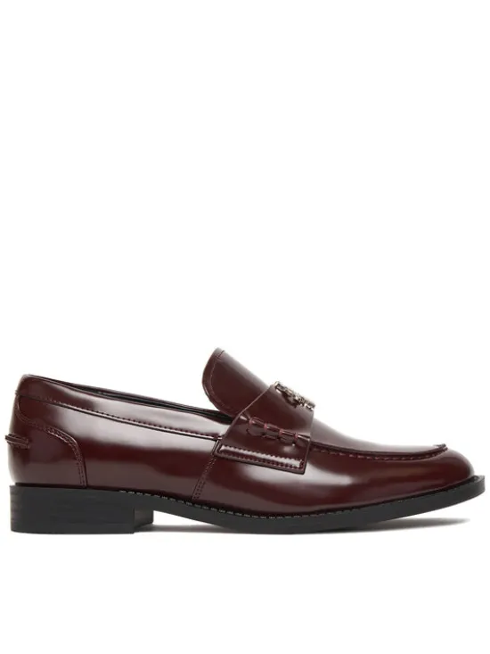 Guess Loafersy FLPBVL ELE14 Bordowy