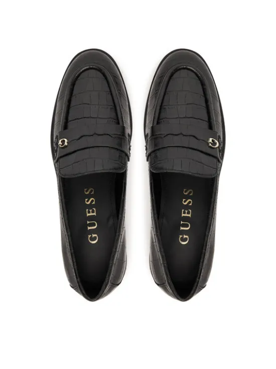 Guess Lordsy FLTSAD LEA14 Czarny
