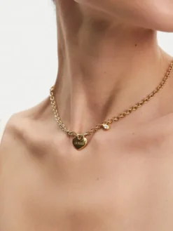 Guess Naszyjnik JUBN05216JW Złoty