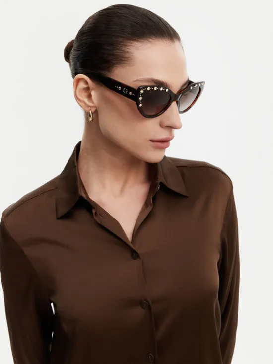 Guess Okulary przeciwsłoneczne GU00163 Brązowy