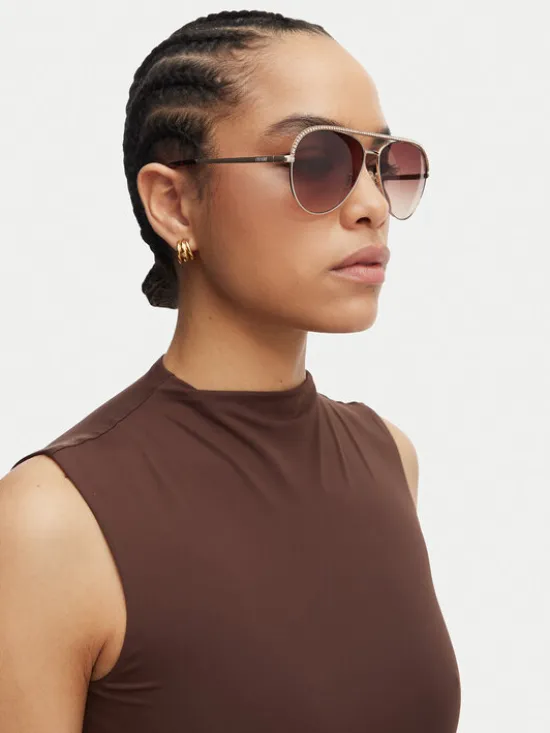 Guess Okulary przeciwsłoneczne GU00271 Złoty