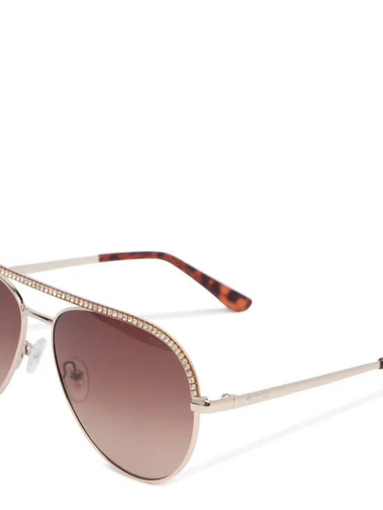 Guess Okulary przeciwsłoneczne GU00271 Złoty