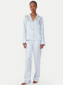 Guess Piżama O5BX05 W4732 Beżowy Regular Fit