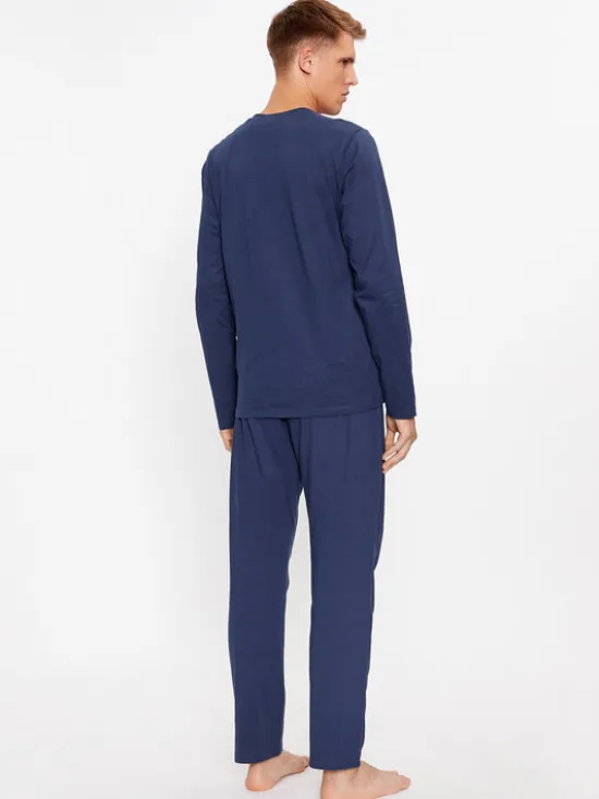 Guess Piżama U2BX00 KBZG0 Niebieski Regular Fit