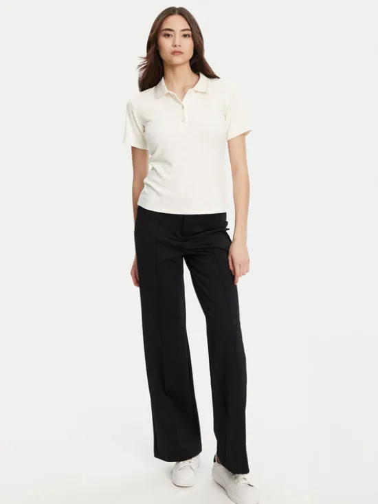 Guess Polo V5YP01 KCX12 Kremowy Regular Fit