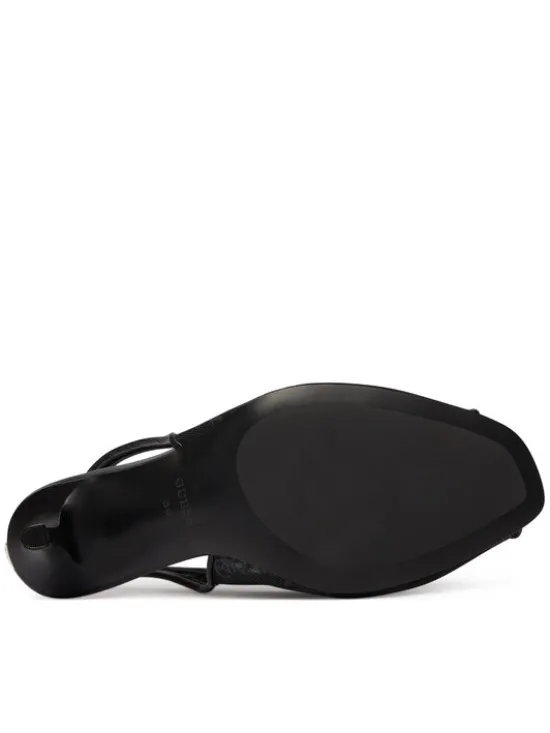 Guess Sandały FLJKIS FAL07 Czarny