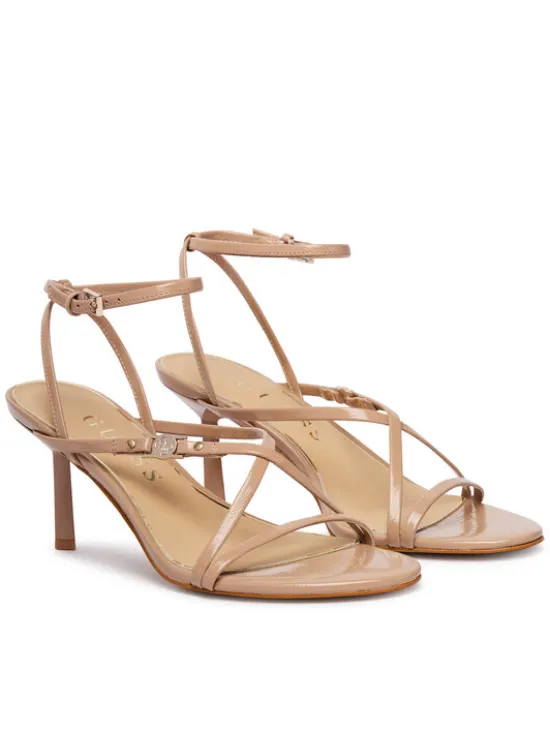 Guess Sandały FLTCON LEA03 Beżowy
