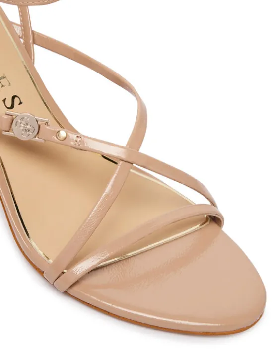 Guess Sandały FLTCON LEA03 Beżowy