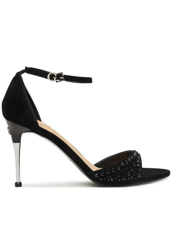 Guess Sandały FLTSNA SUE03 Czarny