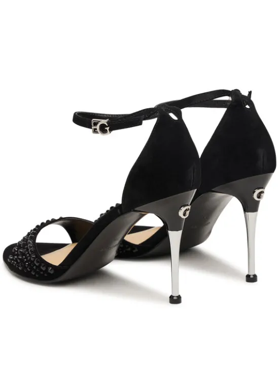 Guess Sandały FLTSNA SUE03 Czarny