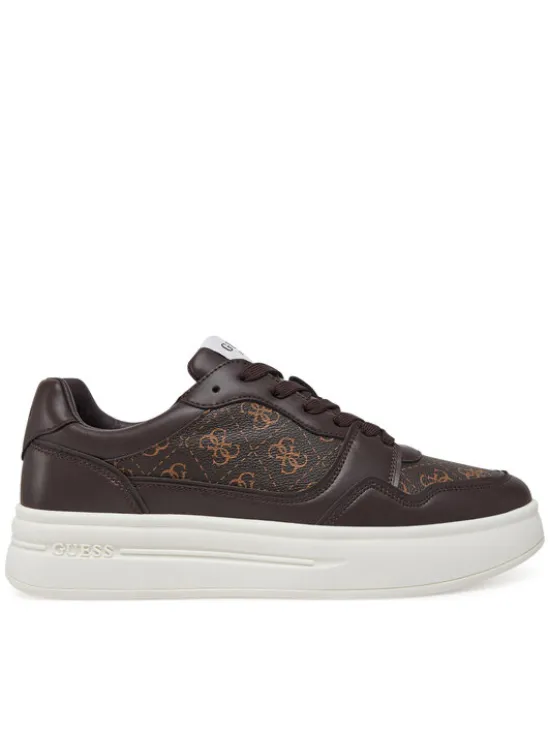 Guess Sneakersy FMJWII LEA12 Brązowy