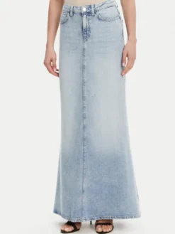 Guess Spódnica jeansowa W5GD83 D5B96 Niebieski Regular Fit