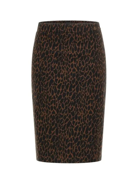 Guess Spódnica 178365 Kolorowy Classic Fit