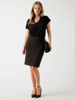 Guess Spódnica 178365 Kolorowy Classic Fit
