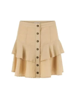 Guess Spódnica mini 182627 Beżowy Classic Fit