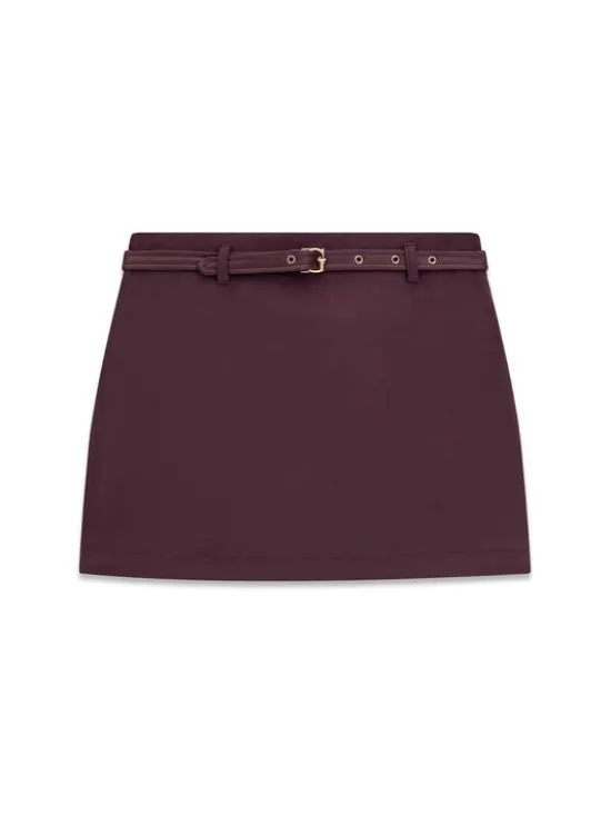 Guess Spódnica mini 183547 Fioletowy Classic Fit