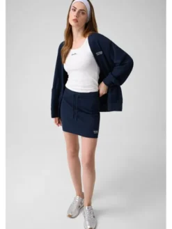 Guess Spódnica mini 183415 Niebieski Classic Fit