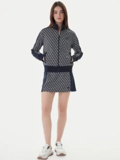 Guess Spódnica mini V6RD04 K2042 Granatowy Regular Fit