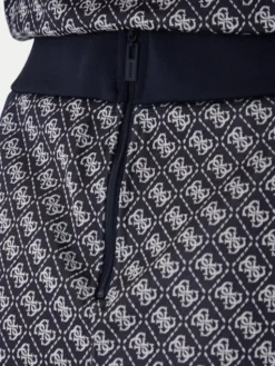 Guess Spódnica mini V6RD04 K2042 Granatowy Regular Fit