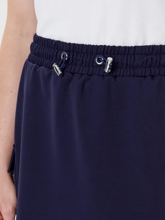 Guess Spódnica mini V5YD04 KCX42 Granatowy Regular Fit