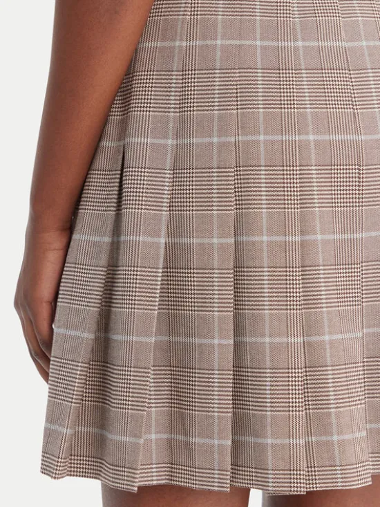 Guess Spódnica mini W6RD55 WJ642 Brązowy Regular Fit