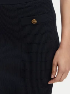 Guess Spódnica mini W5YD66 Z0130 Granatowy Slim Fit
