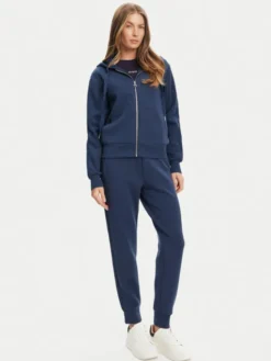 Guess Spodnie dresowe W5YB11 KBYE2 Granatowy Regular Fit