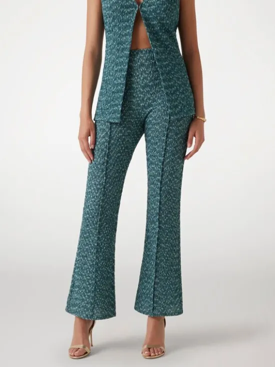 Guess Spodnie materiałowe 176851 Zielony Slim Fit