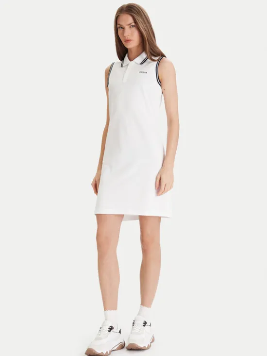 Guess Sukienka codzienna V5GK04 KCOK1 Biały Bodycon Fit