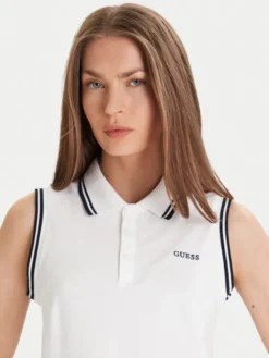 Guess Sukienka codzienna V5GK04 KCOK1 Biały Bodycon Fit